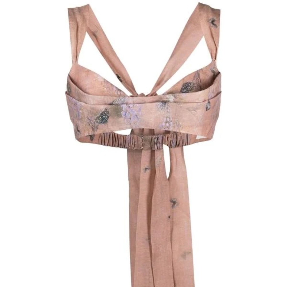 Zimmermann Luminous Tie Bustier Top